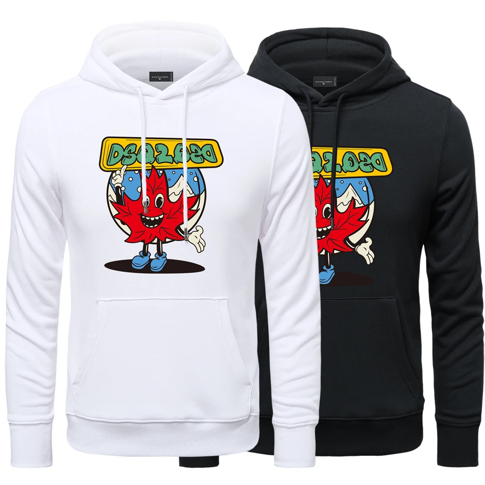 

Весенние мужские толстовки DSQ2, модный Повседневный свитер с принтом, пуловеры для мужчин и женщин, парные хлопковые Свободные повседневные свитшоты, размеры S-3XL