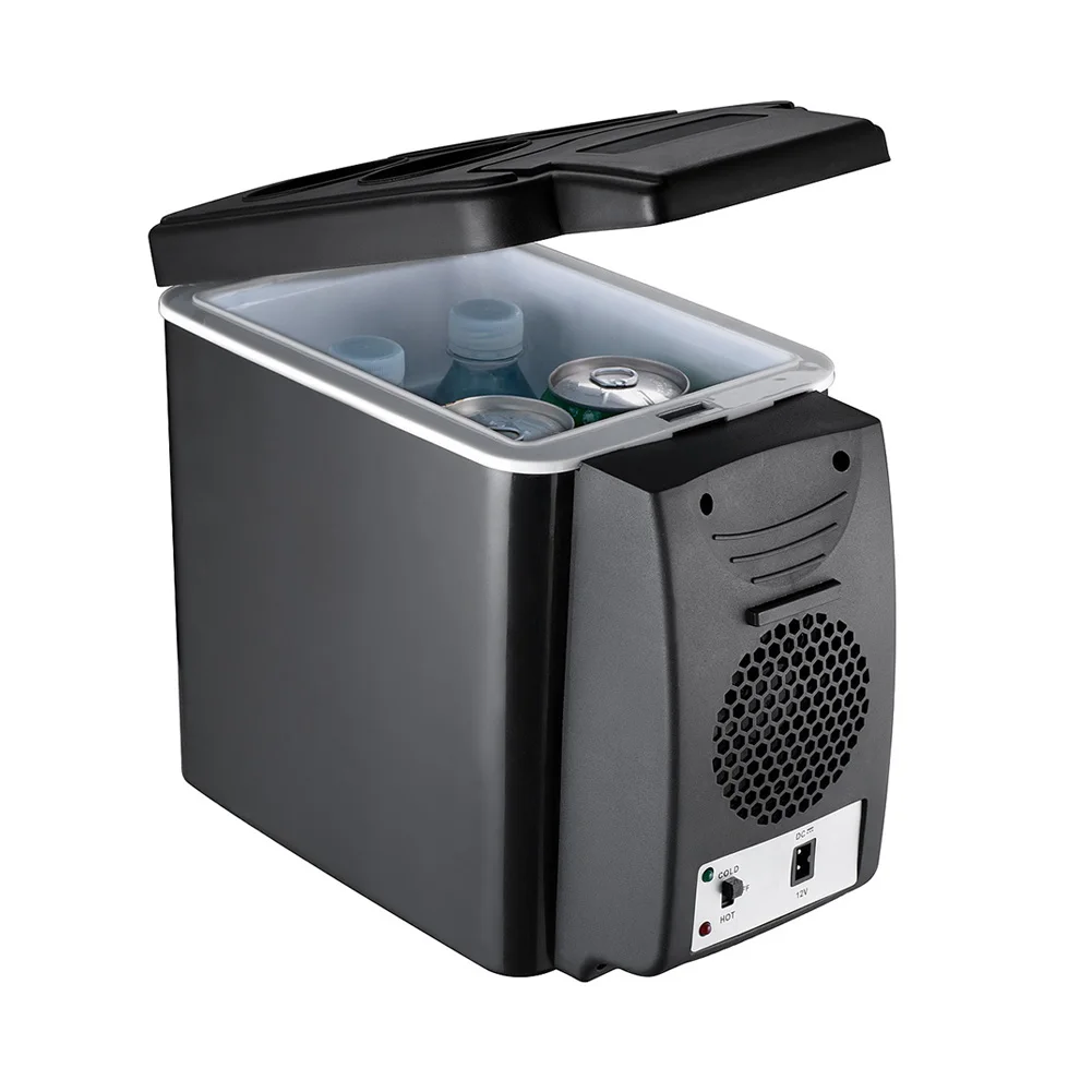 

12V Mini Refrigerator Lightweight Dual-Use Insulated 6 Liter Box Container Refrigerator Mini Fridge