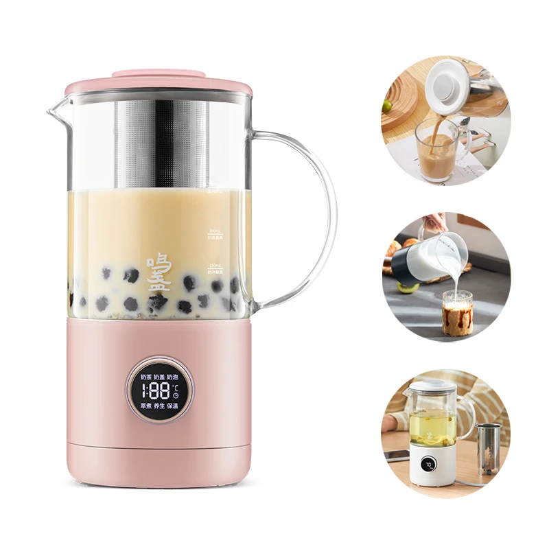 

500ml Multictional Milk Tea Machine Portable Coffee Maker Automatic Milk Frother Health Pot Electric kettle Blender 220V 50Hz