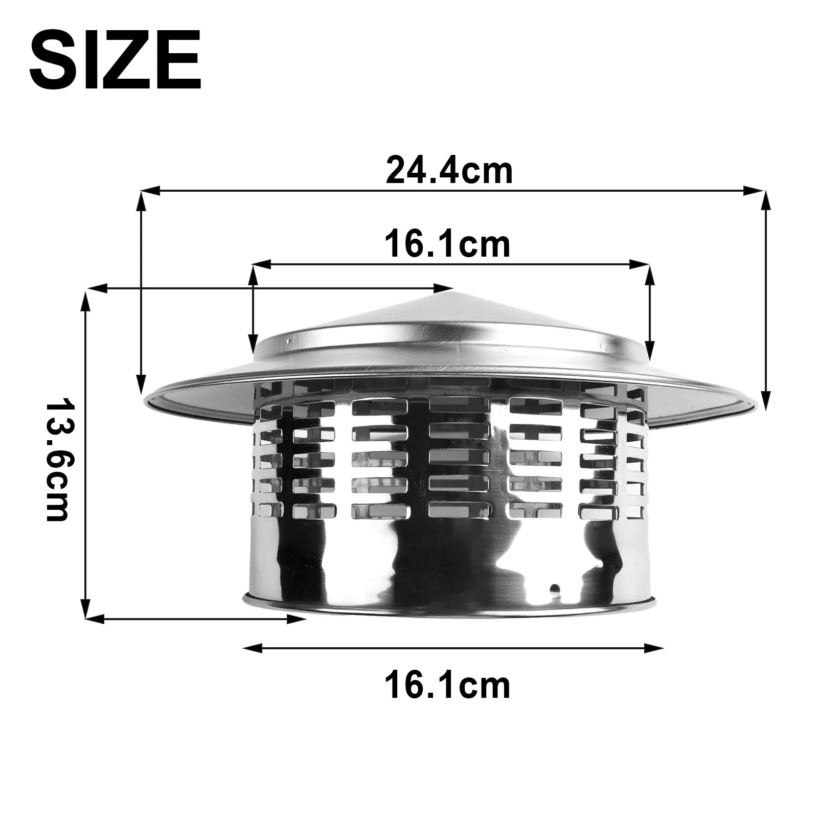 

1 X Chimney Cap Air Extraction Hoods For Ventilation Ducts Chimney Cap Chimneys And Exhaust Hood Brand New Durable