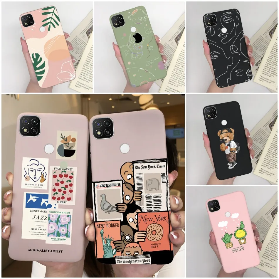 

For xiaomi redmi 9C NFC Case Soft Fashion Cute Back Cover For xiaomi redmi 9C 9 C C9 Redmi9C NFC Phone Case 6.53'' Cases Cover