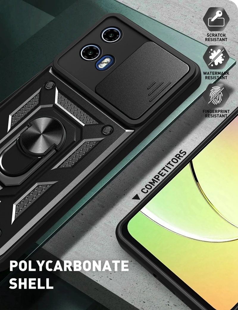 Для Motorola Moto G04 G04S G14 G24 G34 G54 G84 5G чехол для телефона объектив камеры защитный магнит