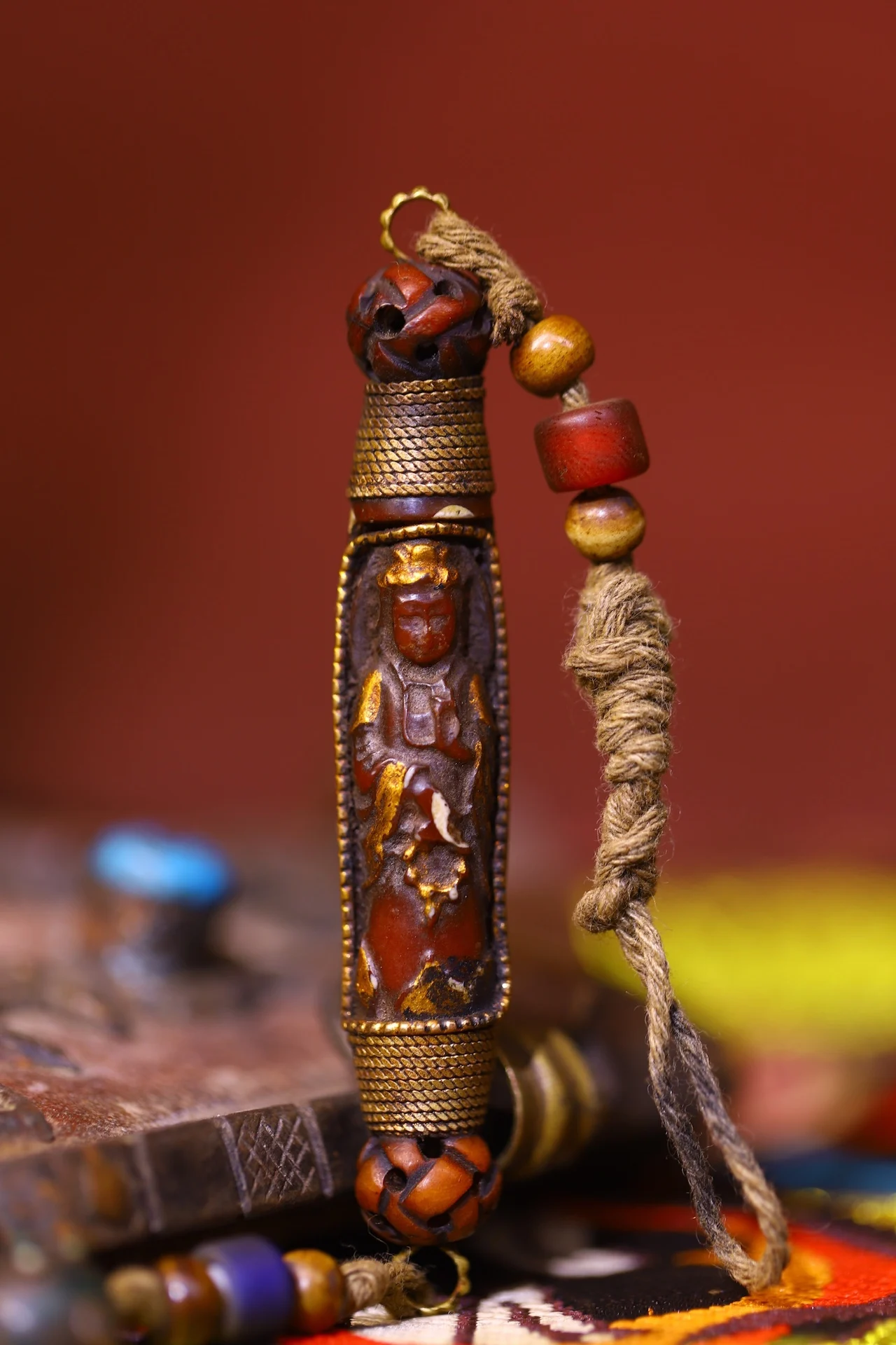 Коллекция тибетских храмов 3 дюйма старое Натуральное Агат мозаика драгоценный