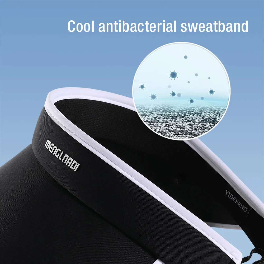 Summer Sun Protection Hats Baseball Caps Breathable Empty Top Hat Outdoor Sport Golf Cycling Beach Adjustable Hat Packable Women