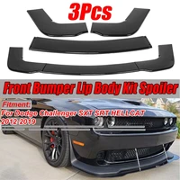 new car front bumper lip deflector lips splitter diffuser body kit spoiler cover for dodge challenger sxt srt hellcat 2012 2019