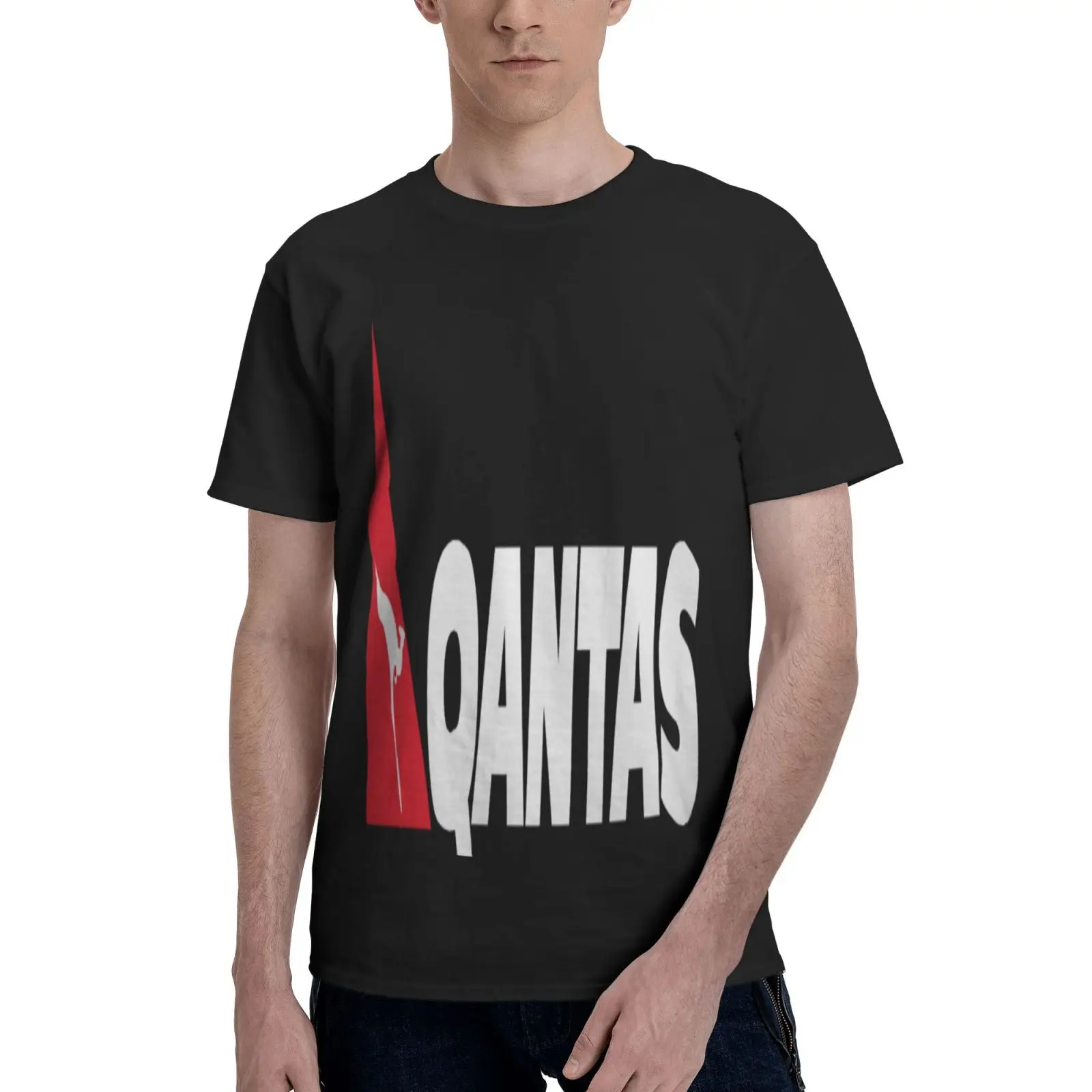 

Qantas авиационная футболка оверсайз футболка мужские футболки футболка аниме одежда гранж