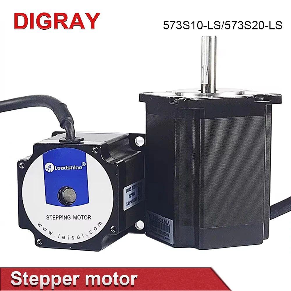 Шаговый двигатель DIGRAY Leadshine 573S20-LS 5.8A 573S10-LS 5.6A 3-фазный шаговый для лазерной лампы с