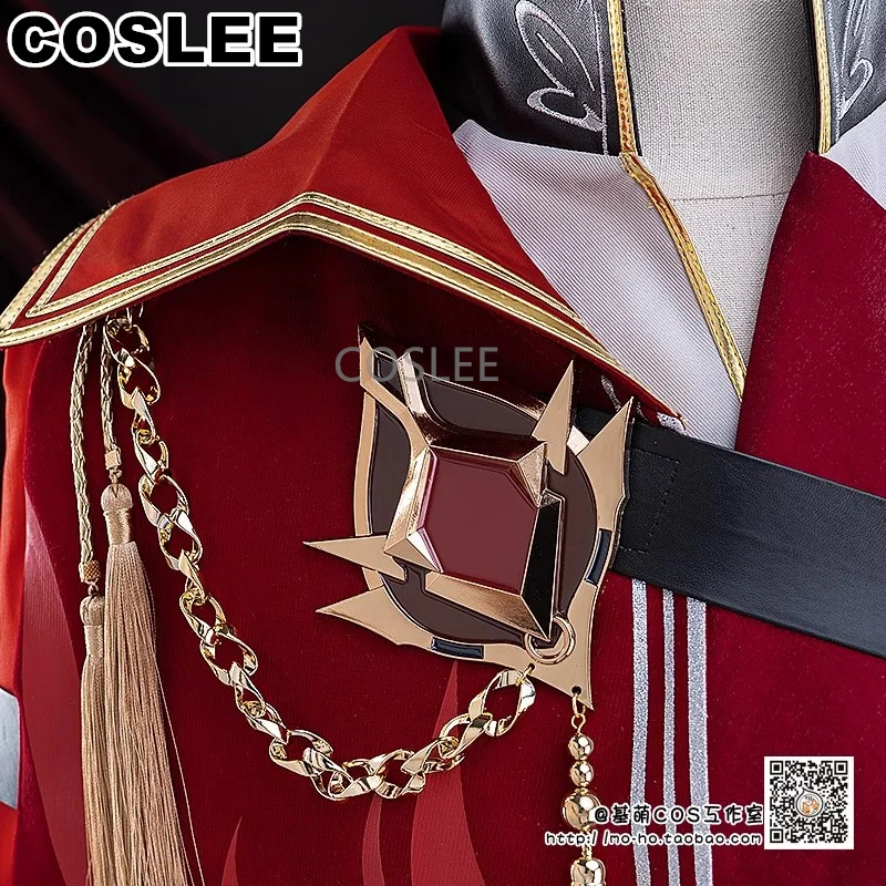 COSLEE Genshin ударопрочная тартаглия Косплей Костюм Красивый костюм для концерта