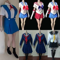16 women soldier sailor suit school uniform students sexy cosplay japanese school uniform 12 inches action figure model