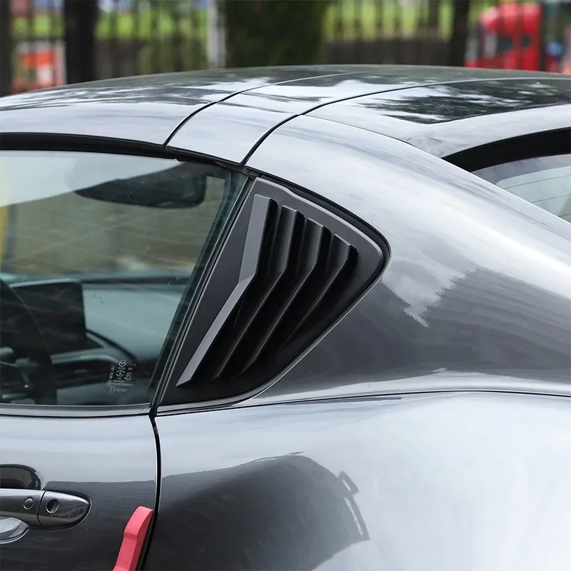 Для Mazda MX-5 ND 16-2023 ABS матовый черный автомобильный треугольный дефлектор заднего