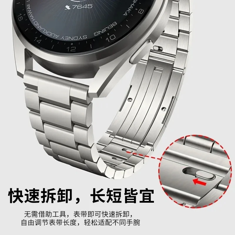 Original Huawei Strap for Huawei Watch 3/3proTitanium alloy Metal 22mm Watchband for Huawei GT Series Titanium Grey Wristband