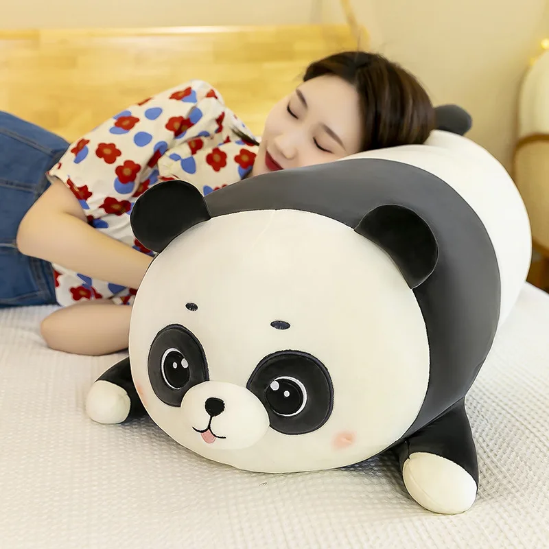 40-80cmKawaii Fat Giant Panda Plush Doll Toys Cute Cartoon Soft Stuffed Animal Doll Cushion Pillow Bed Decor Kids birthday Gifts