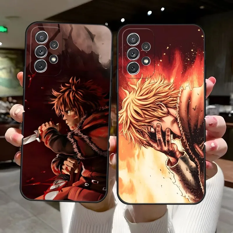 

Anime Vinland Saga Phone Case Luxury Design For Samsung Galaxy S23 S21 S10 S30 S20 S22 S8 S9 Pro Plus Ultra Fe Covers