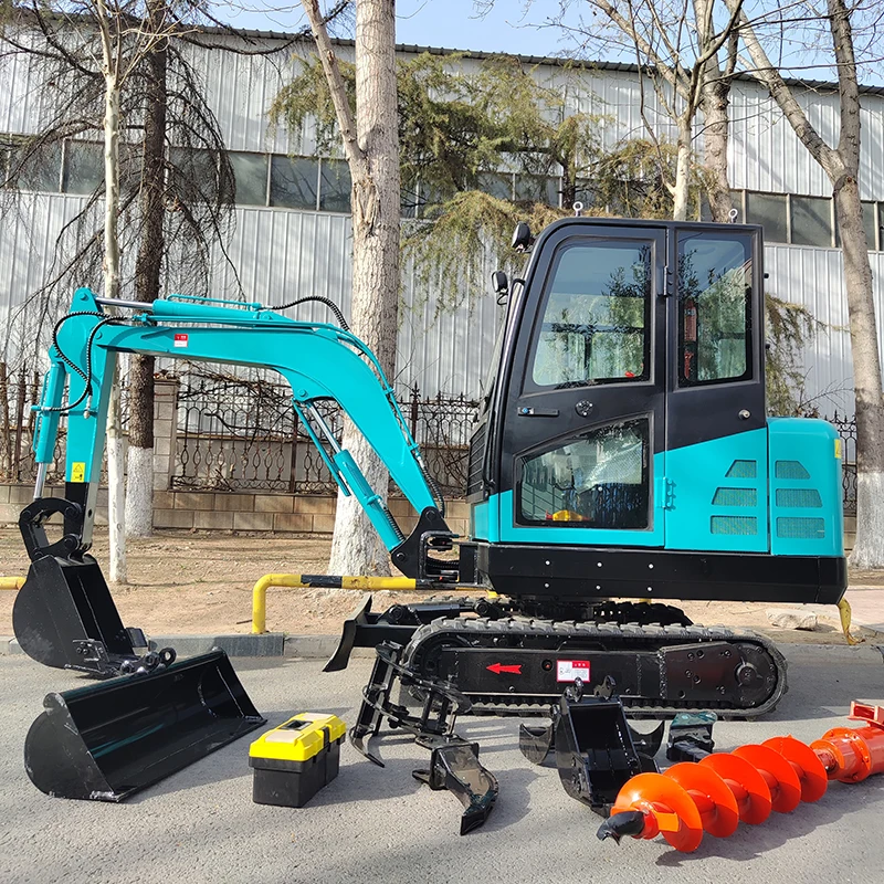 Индивидуальный мини-экскаватор 3 5 тонны дизельный гидравлический 1-тонный