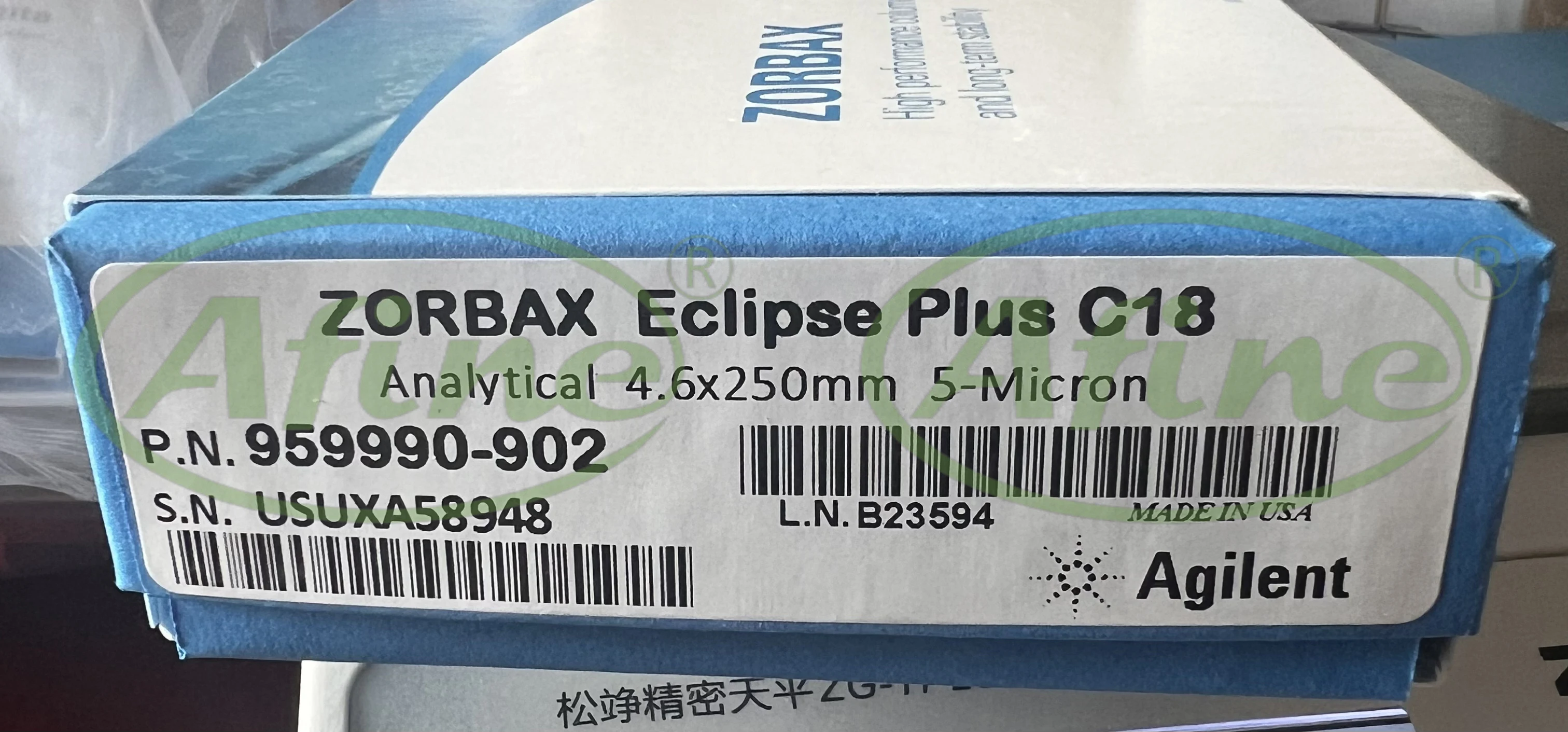 AFINE Agilent ZORBAX Eclipse Plus 959990 -902 C18 4 6 х 250 мм 5 мкм 400 бар ПЛК