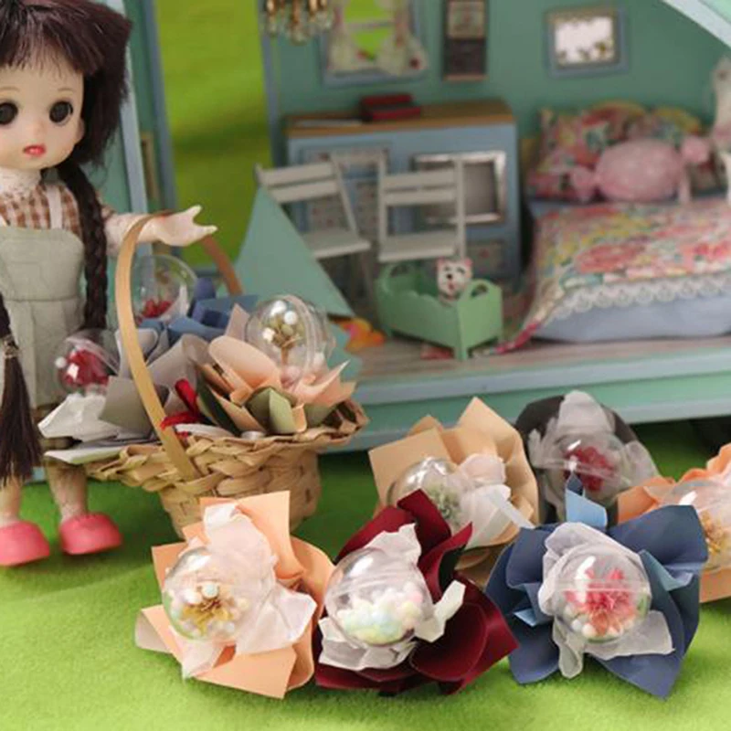 

Миниатюрный Сказочный домик для кукольного домика «сделай сам», украшение для мини-цветов и деревьев, микро бонсай, 1 шт.