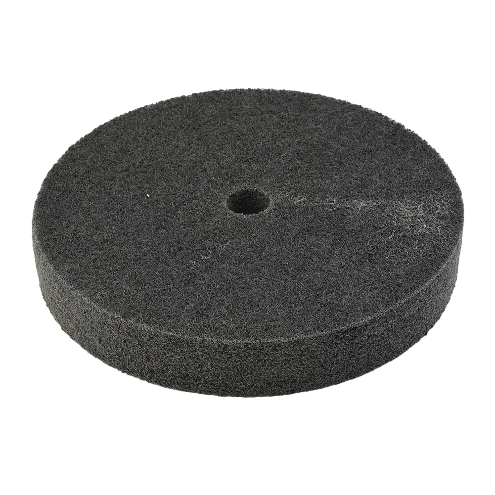 150mm Dia. 25mm Thick 180 Wool Polishing Wheel Polishing Pad Angle Grinder Wheel Felt Disc For Metal Marble Glass Ceramics