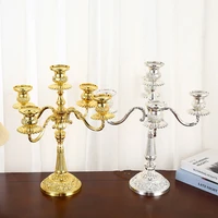 candle holders home decor nordic wedding dinning table decoration candlesticks retro gold valentines day stand accessories