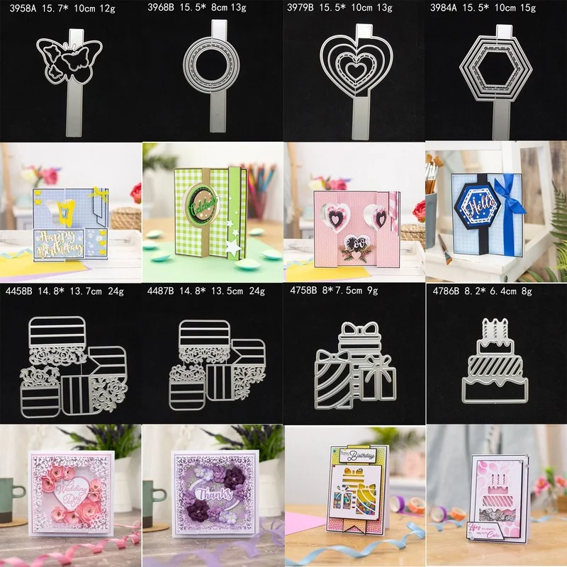 

Butterfly Book New 2022 Metal Cutting Dies for Scrapbooking Mold Cut Stencil Handmade Tools DIY Card Make Mould Model Craft