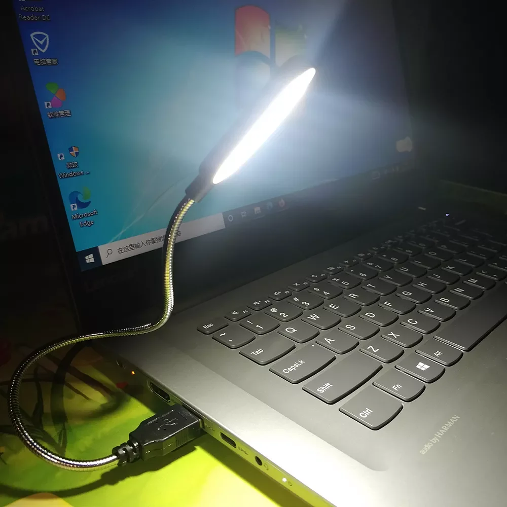 

Portable USB LED Book Light DC5V Bright Reading Book Lamp 6leds Lights For Power Bank PC Laptop Notebook