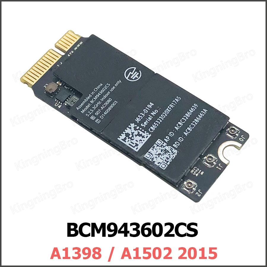Оригинальная Bluetooth Wi-Fi карта для Macbook Pro Retina A1398 A1425 A1502 2012 2013 2014 2015 лет | Компьютеры и