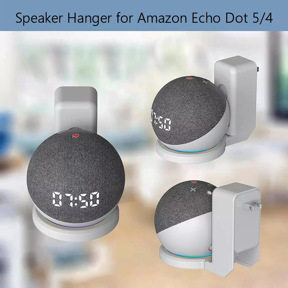 

Wall Mounted Holder Stand for Amazon Alexa Echo Dot 5 4 4 4th 5th Gen Bluetooth Speaker Space Saving Bracket Mounts Accessories