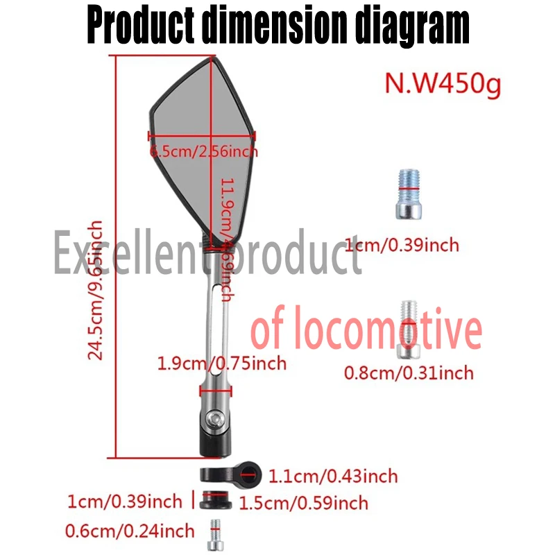 Универсальные Мотоциклетные аксессуары для Кавасаки Z1000 2020 зеркало заднего вида