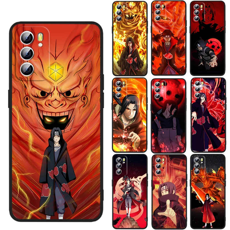 

Cool Anime Naruto Kakashi For OPPO Reno 7 6 5 4 3 SE Z F Pro Plus 4G 5G Black Phone Case Silicone Cover Shell Funda Capa
