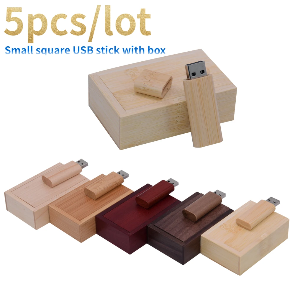 

5pcs/lot Customize Wooden LOGO USB Pen Drive 4GB 8GB pendrive USB2.0 Stick 16GB 32GB Flash Drive Exquisite Wood Photography Gift