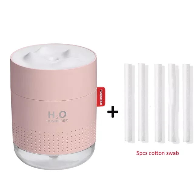 Ultrasonic Humidifier 500ML Snow Mountain H2O USB Aroma Air Diffuser With Romantic Night Lamp Humidificador Difusor