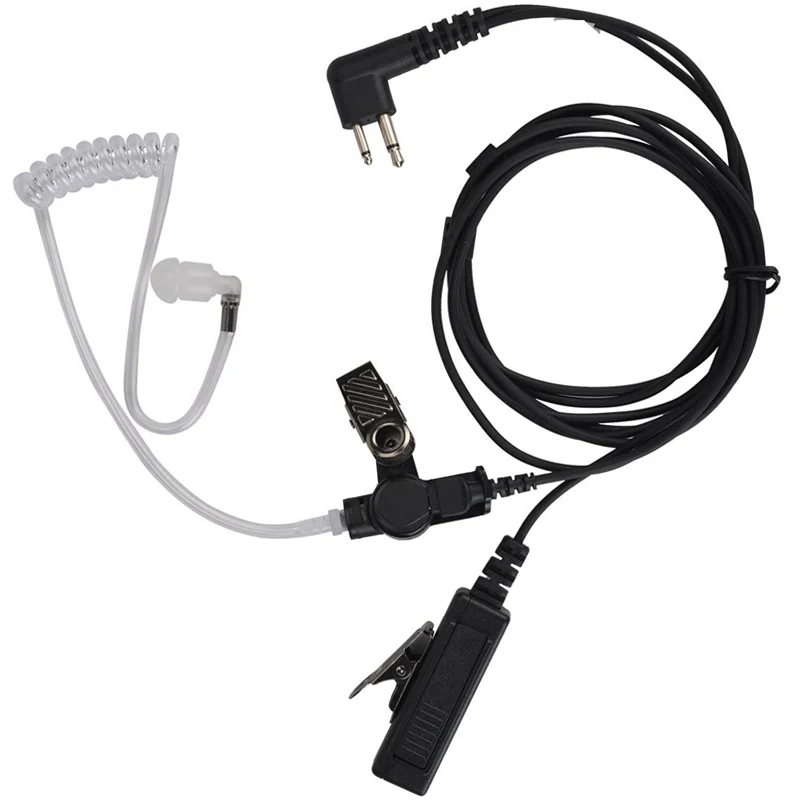 

Two Way Radio with Transparent Acoustic Tube Earpiece Headset for Motorola CP200,GP300,CLS1110,CLS1410 Walkie Talkie Accessories