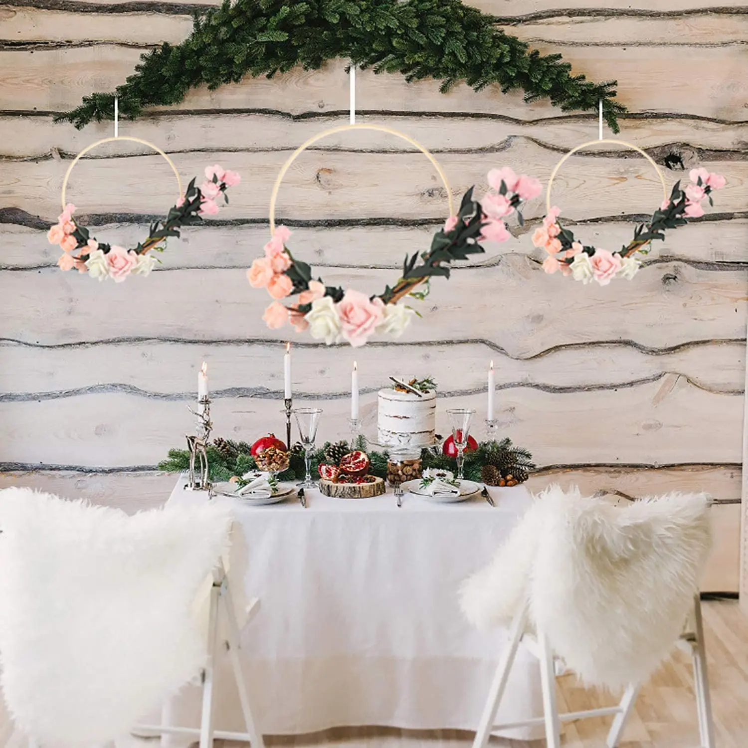 Кольца из бамбука для снов деревянные круглые кольца Ловец сделай сам обруч