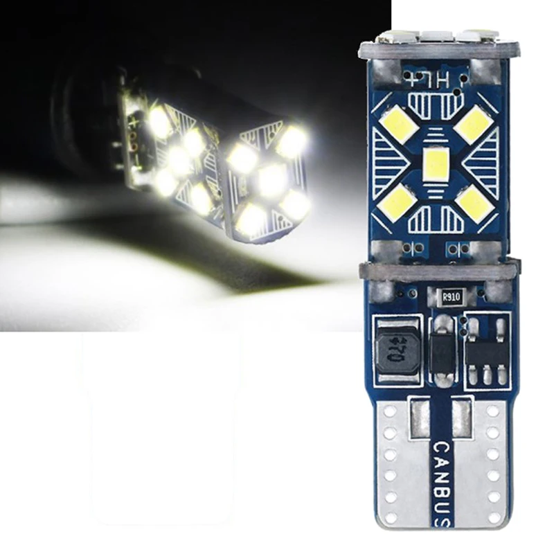 

2 шт., автомобисветильник светодиодные лампы для парковки T10 W5W 2016 15smd