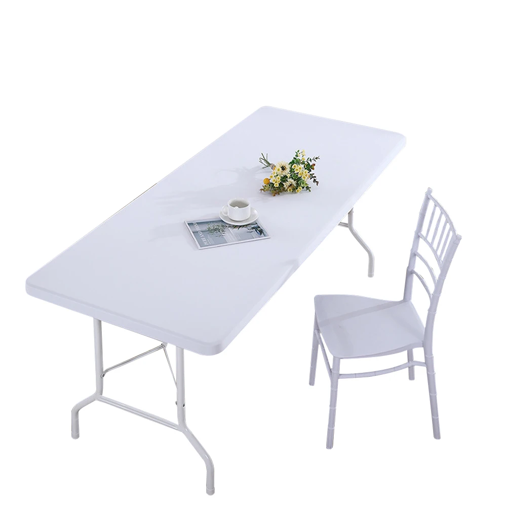 

Прямоугольная скатерть, плотная, ветрозащитная, однотонная, эластичная, прилегающая скатерть для пикника, кемпинга, дома и улицы