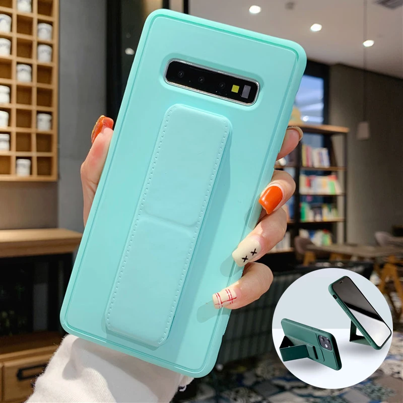 luxury magnetic holder case for samsung galaxy s22 s10 s21 s20 fe ultra s9 plus fe s s10e note 20 ultra 9 8 a52 a72 phone covers free global shipping