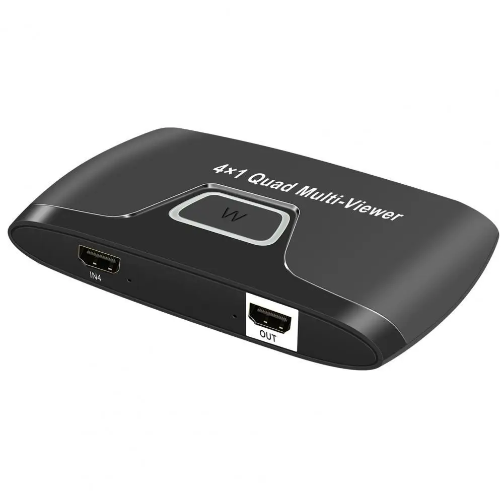 

screen splitter Plug Play High Resolution HDMI-compatible 4X1 Video Screen Splitter Adapter Video Adapter home office