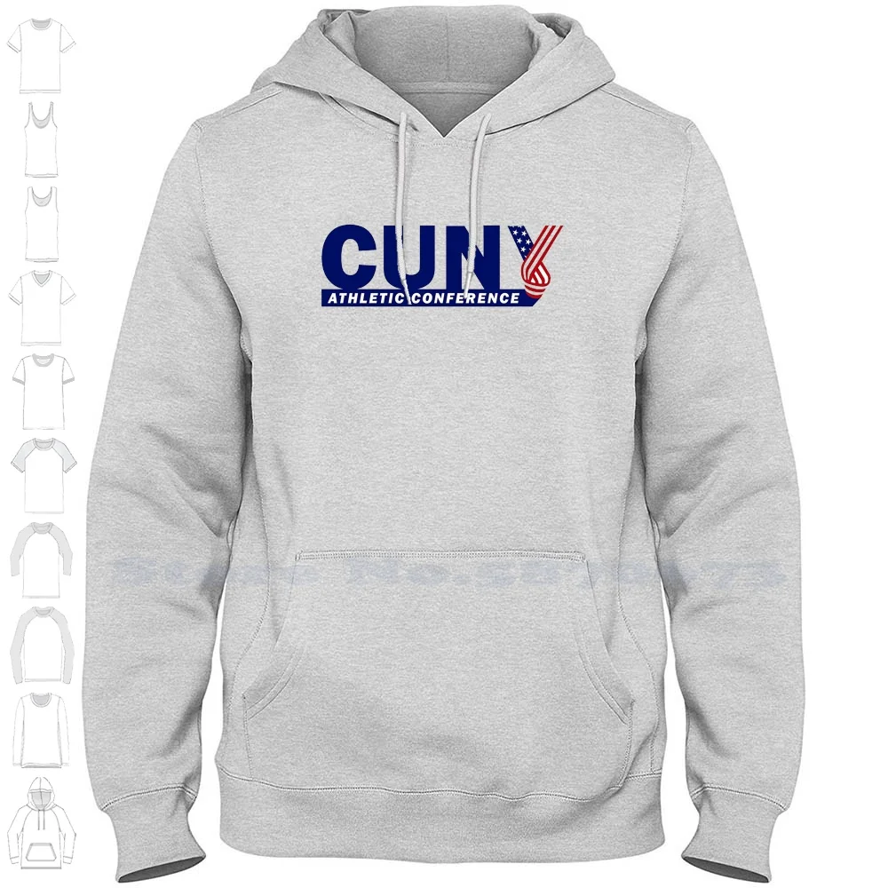 

City University of New York Athletic Conference Logo Casual Clothing Sweatshirt Printed Logo Graphic Hoodie