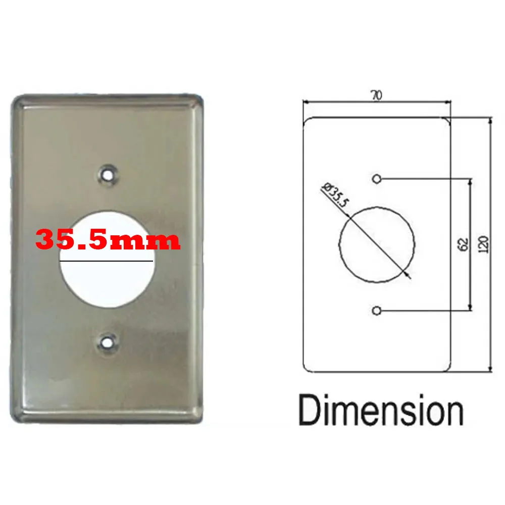 

Металлическая крышка для промышленной розетки USBO