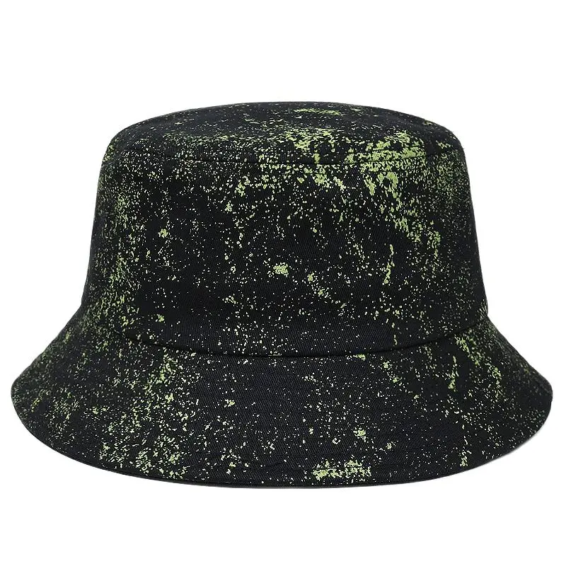 

Cotton Print Bucket Hat Fisherman Hat Outdoor Travel Hat Sun Cap Hats for Men and Women 273