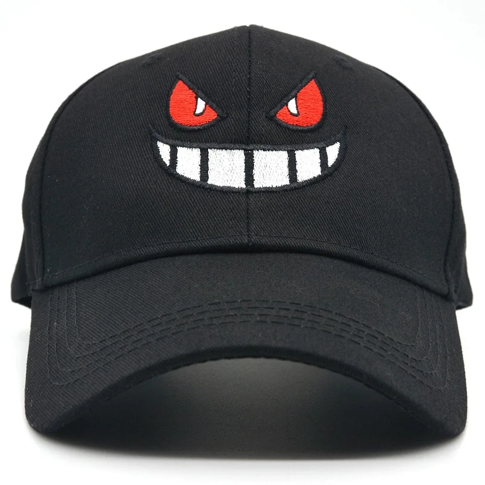 

Anime Pokmon Pokémon Gengar Peaked Caps Cartoon Mesh Hats Cosplay Pokeball Baseball Cap Adjustable Sun Hat