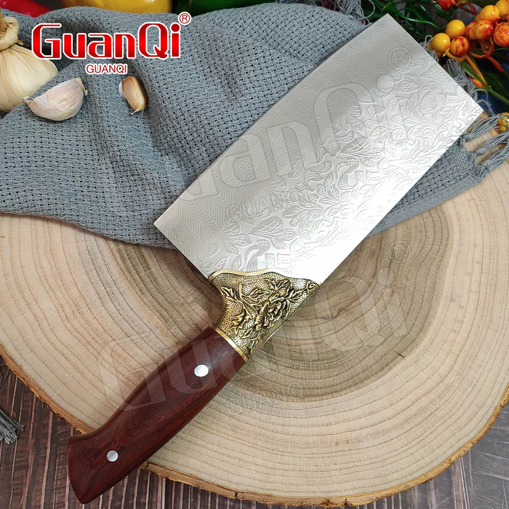 

Нож мясника 8 дюймов, кованый традиционный кухонный резец ручной работы, нож из нержавеющей стали 5CR15MOV для мяса, для приготовления пищи