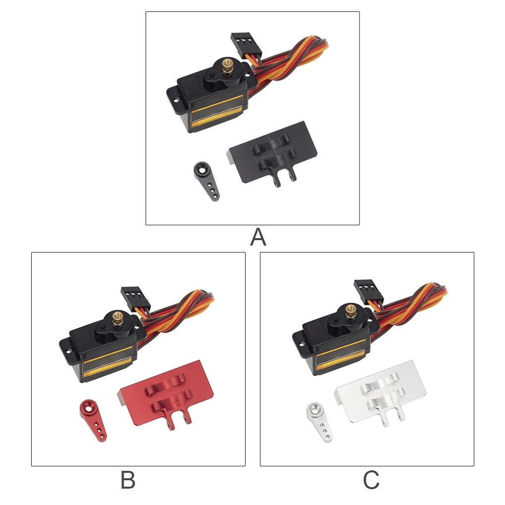 

RC Steering Servo Upgrade Part Sensitive Servos Kit Replacement for SCX24