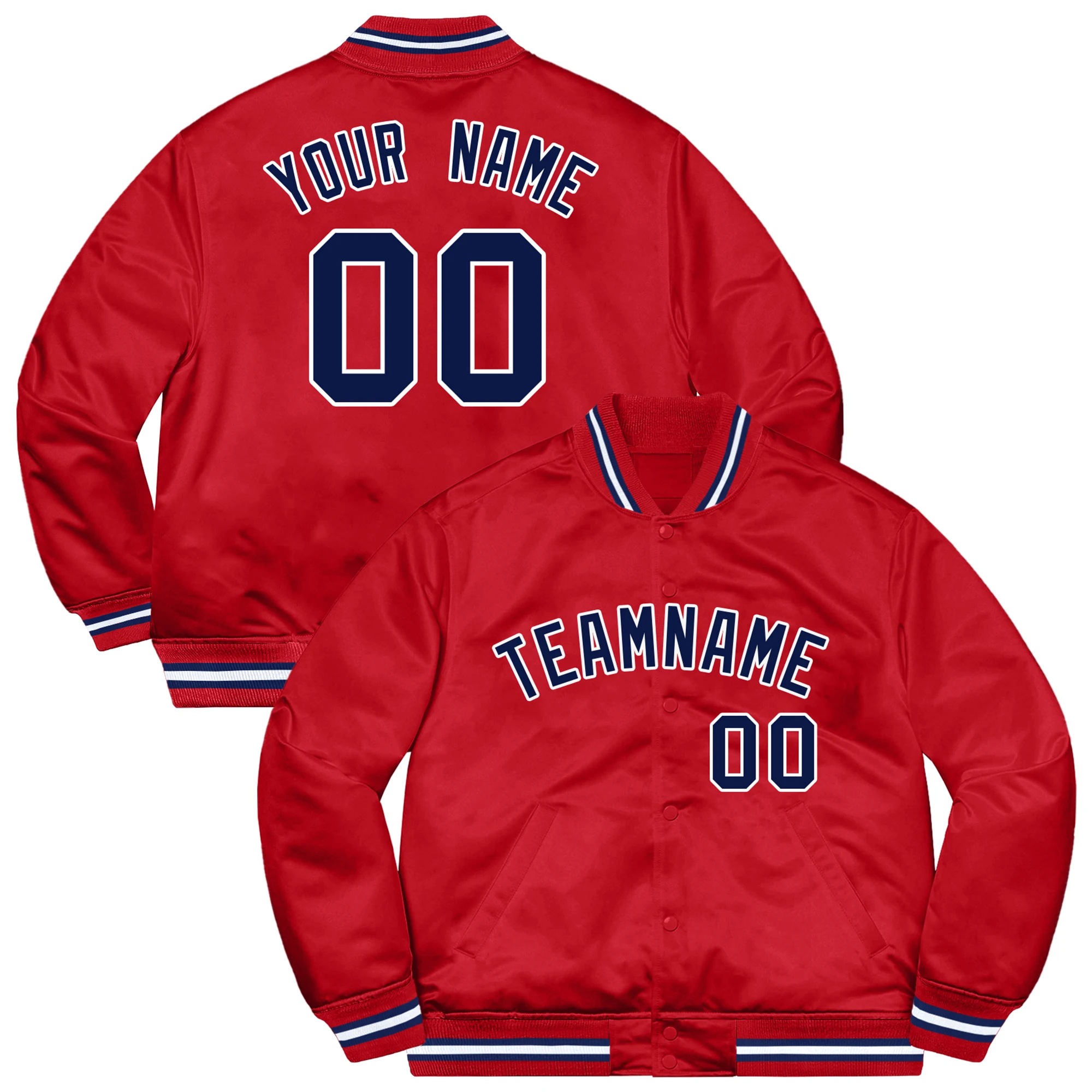 Personalization Custom Men's College Students Baseball Jacket Casual Sweatshirt Letterman Bomber Coats Stitched Name/Number Coat