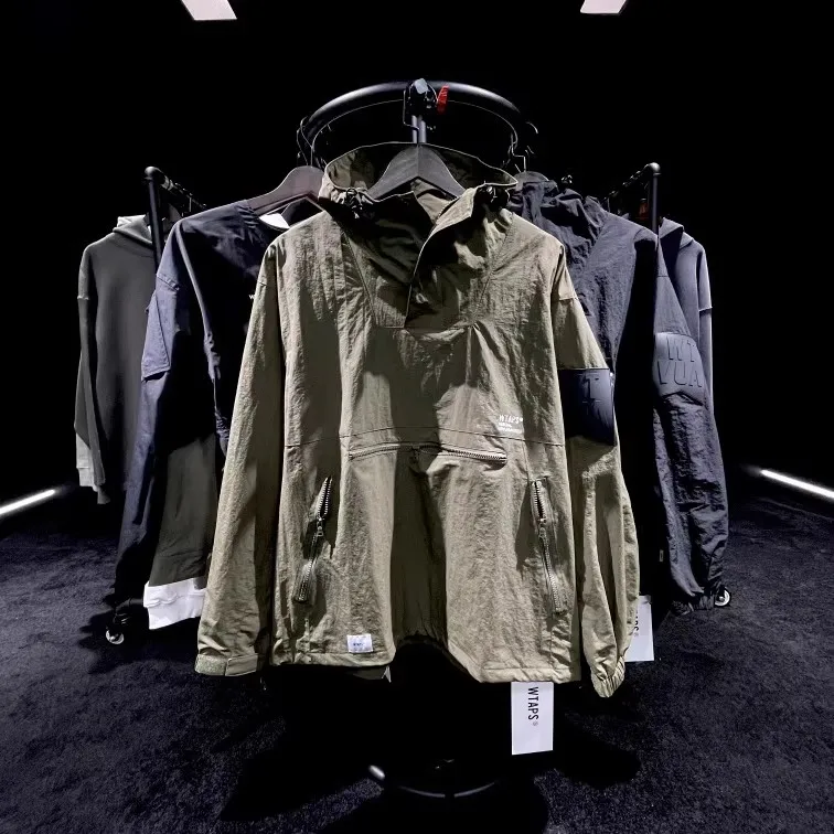 

Плотное нейлоновое полузастежку-молния с капюшоном WY797, 2023 Вт