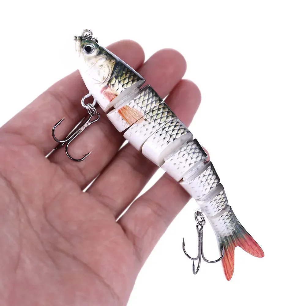 

13.7cm Sinking Wobblers Fishing Lures, Multi Jointed Swimbait, Hard Bait, Fishing Tackle for Bass, Crankbait