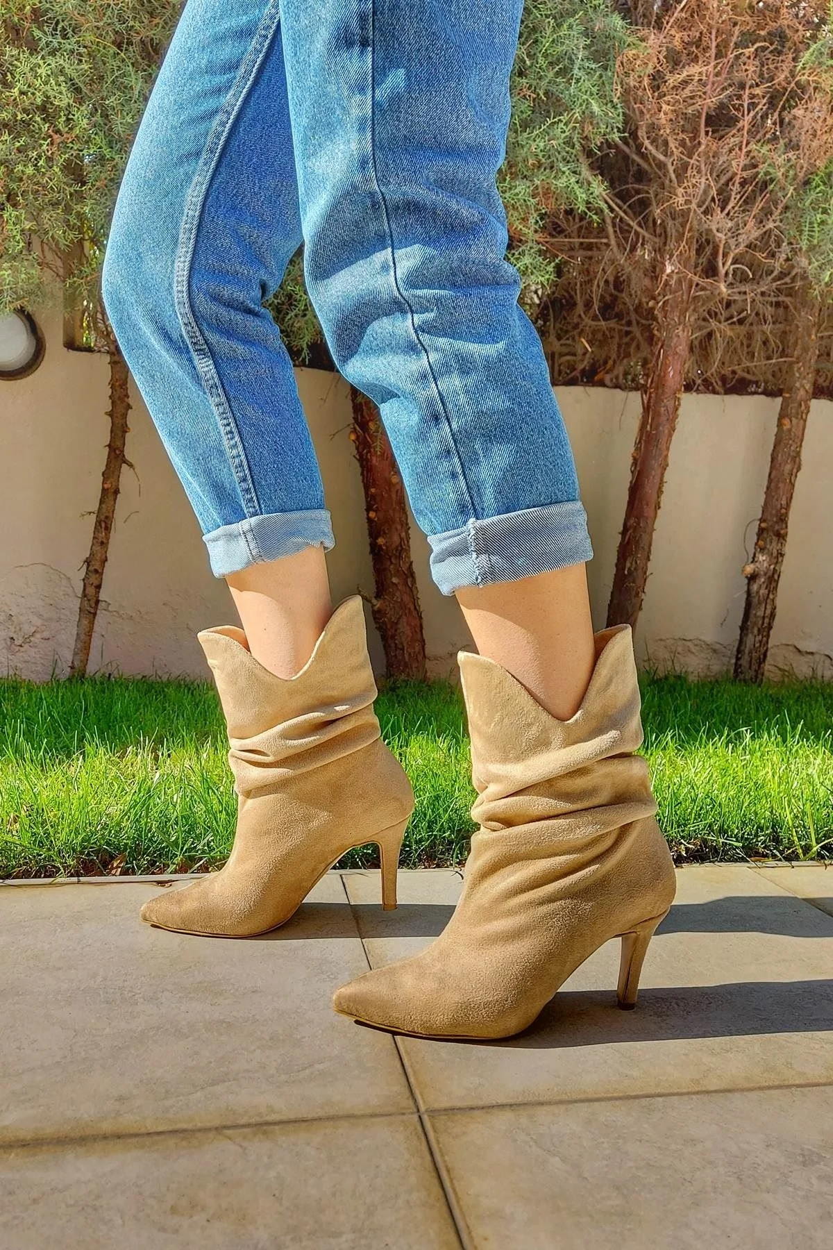 

Olav Ten Suede High-Heeled Boots