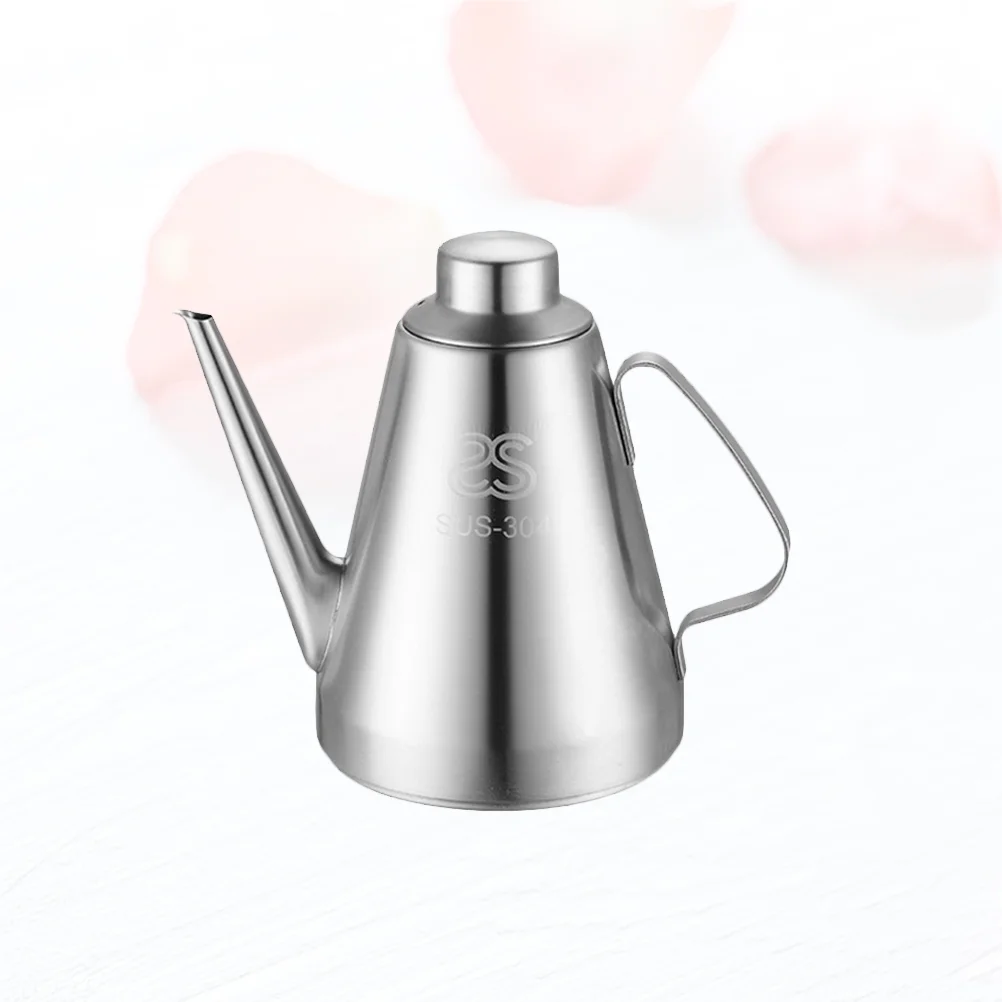 

Oil Dispenser Bottle Olive Vinegar Container Stainless Steel Kitchen Sauce Pot Cooking Storage Can Pourer Jar Soy Kettle Water