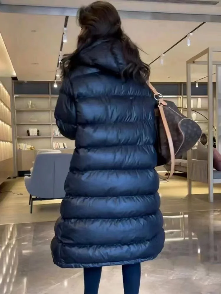 High Street Women Winter Duck Down Coat & Jacket Winter Outerwear Windbreaker with a Hood for Ladies Female Loose Casual Clothes