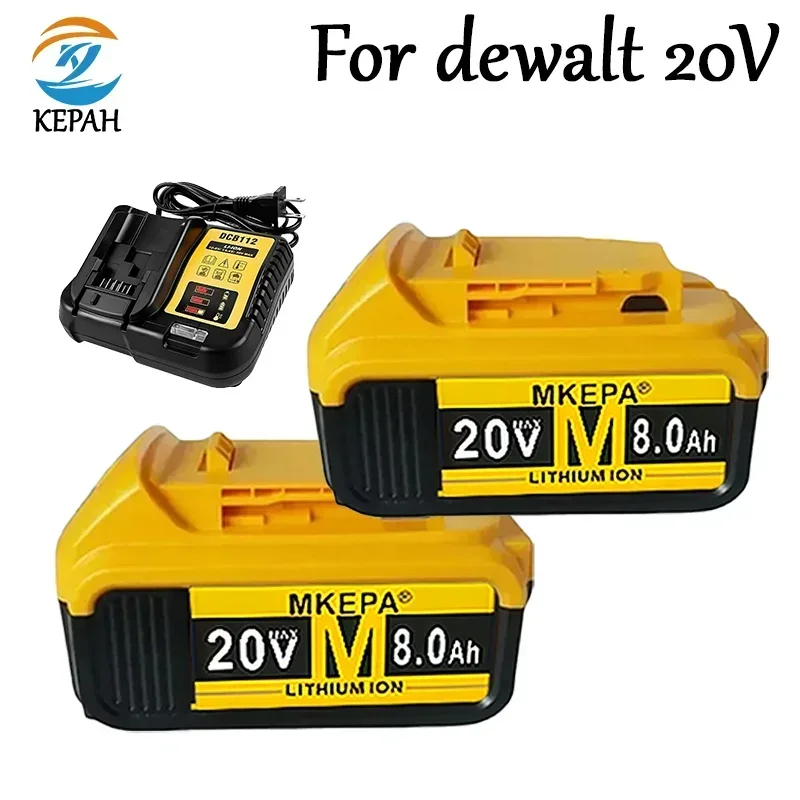 Аккумулятор 8000 мАч для электроинструмента Dewalt DCB206 20 В 8 0 Ач