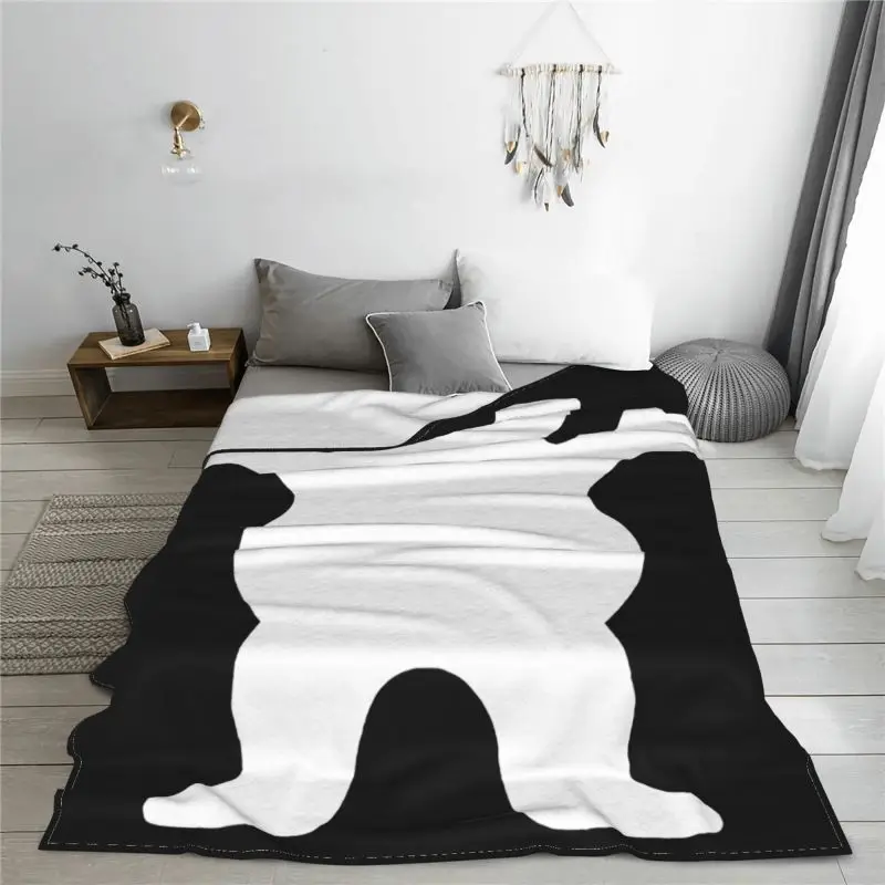 Королевский плед с изображением гризли гриптопе и медведя толстое покрывало для